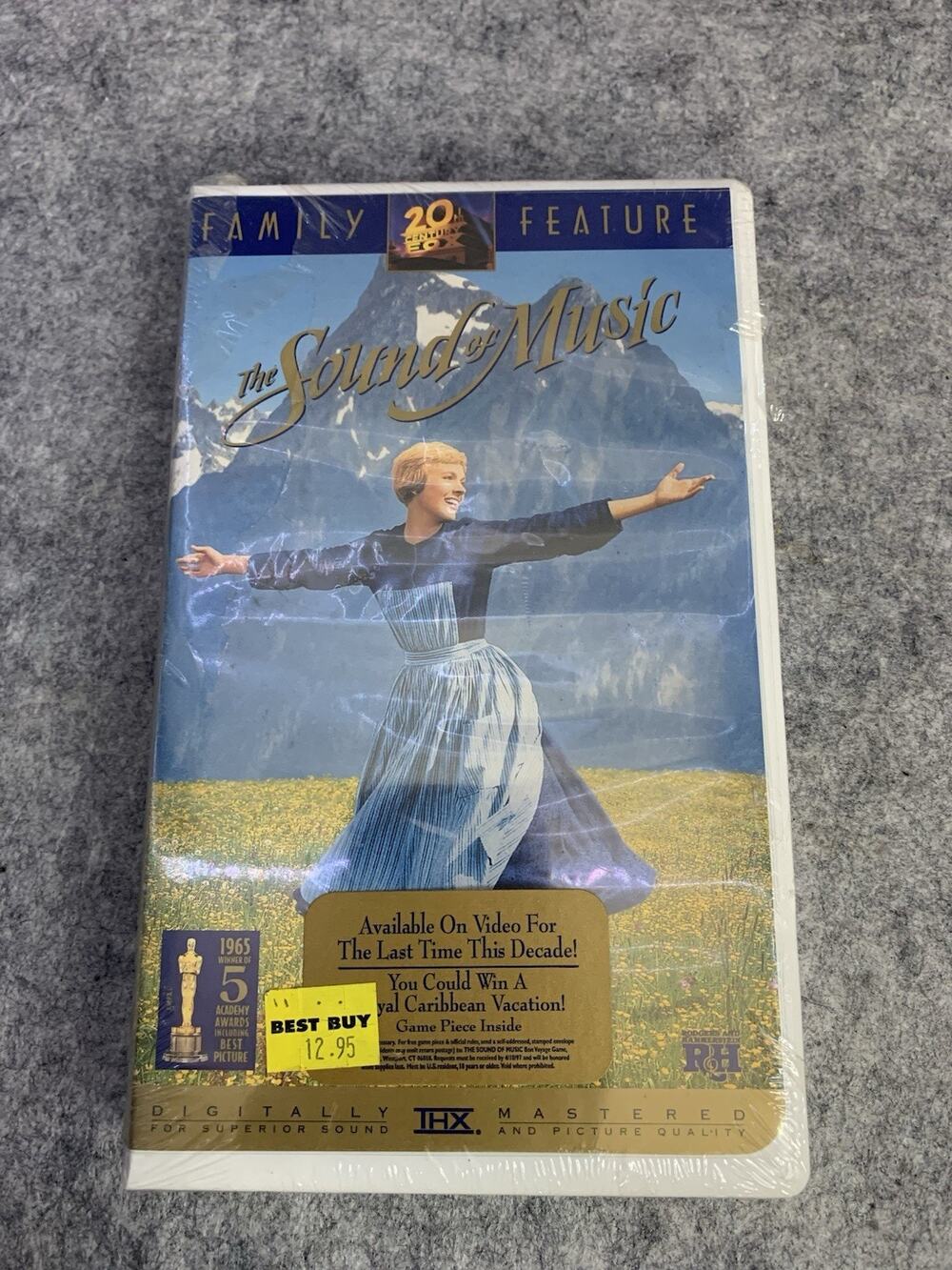 The Sound of Music 1996 VHS Clamshell Edition Sealed (slight break in plastic)